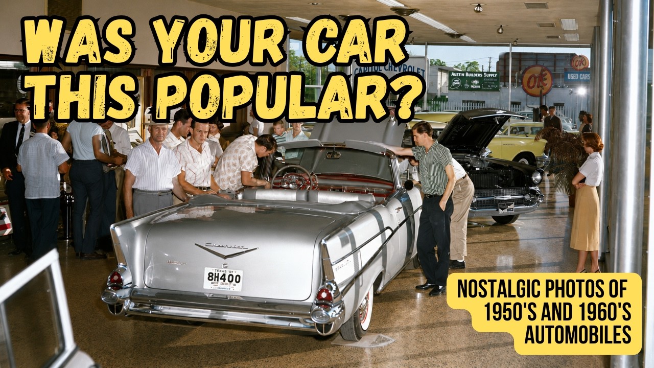When Cars Had Style! 100 Vintage Photos from the 1950s & 60s