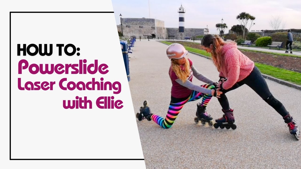 How to emergency stop on inline skates using the Powerslide. Live coaching session with feedback