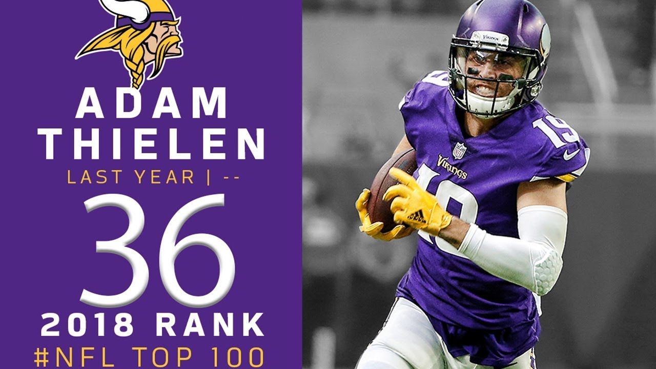 #36: Adam Thielen (WR, Vikings) | Top 100 Players of 2018 | NFL