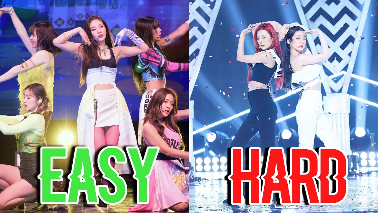 EASY to HARDEST RED VELVET DANCES! - 2021!
