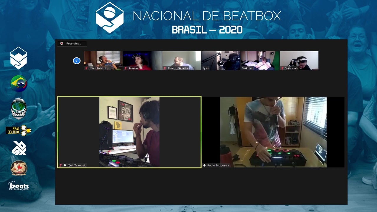 PSn (PR) x Quintz (PR) | Semi-Final | Campeonato Nacional de Loopstation 2020 Online
