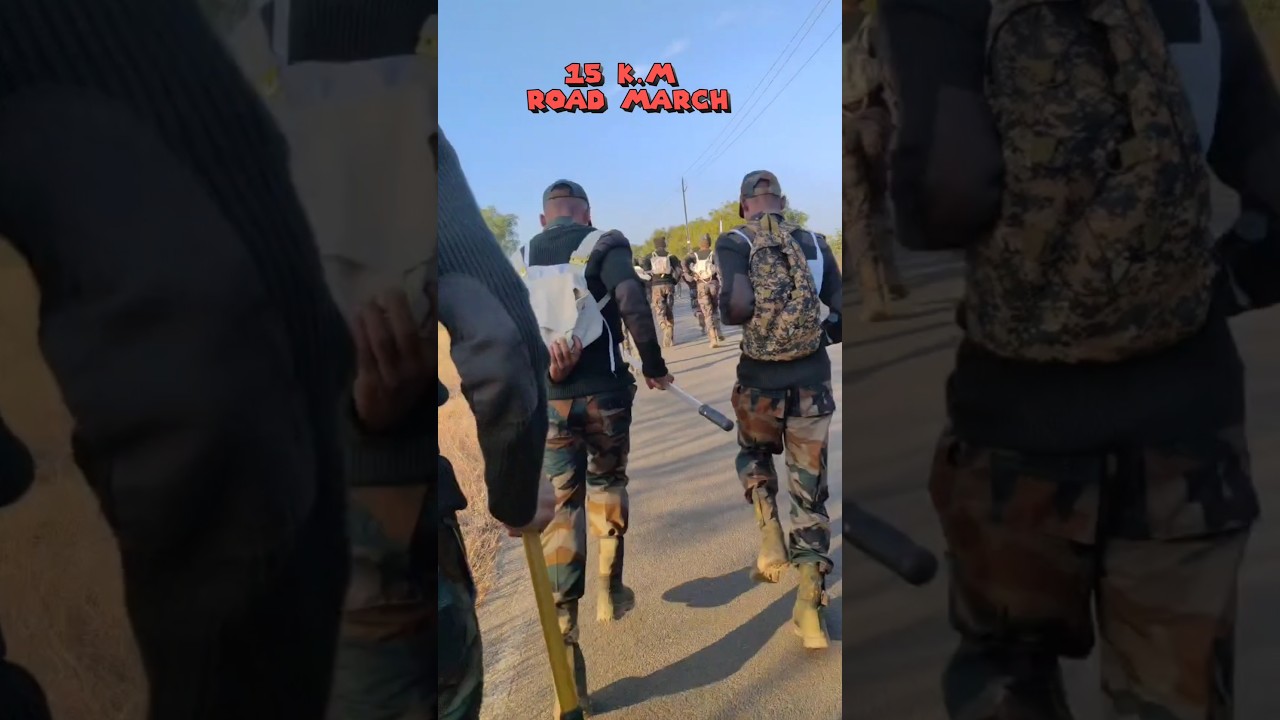 15 Km Road March || Armed Police Trening 