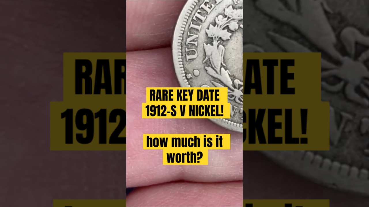 РЕДКАЯ КЛЮЧЕВАЯ ДАТА! 5 центов Liberty &laquo;V&raquo; 1912 года с буквой S &mdash; сколько они стоят?