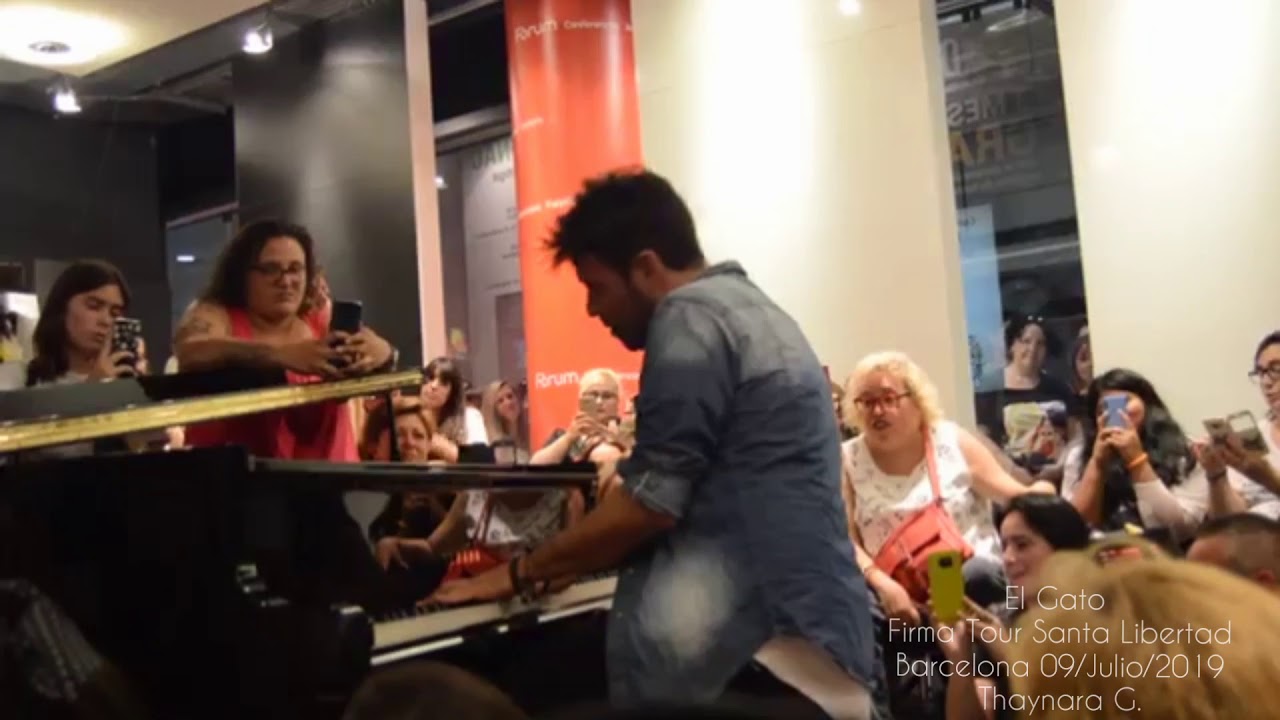 Pablo López - El Gato - Firma de discos Santa Libertad - Barcelona 09/Julio/2019