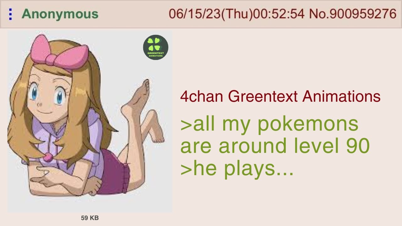 Anon is challenged to a pokemon battle | 4chan Greentext Animations