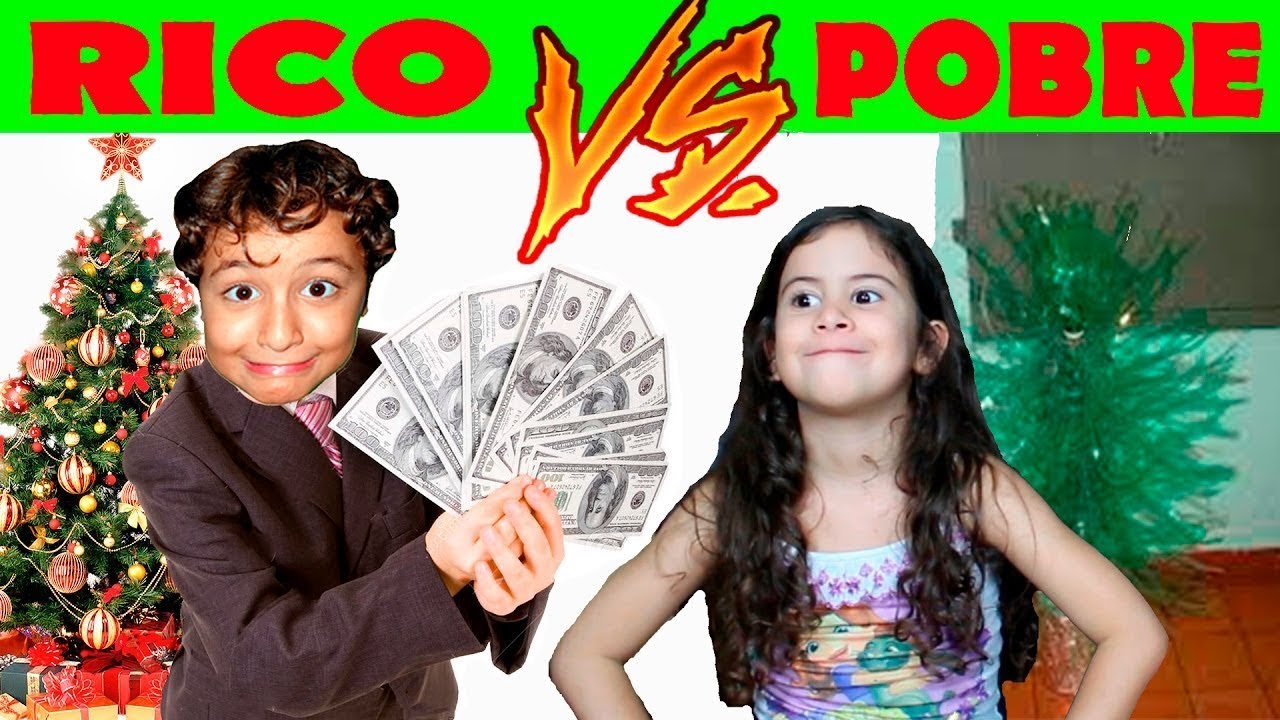 RICO Vs POBRE NO NATAL | MARIA CLARA E JP