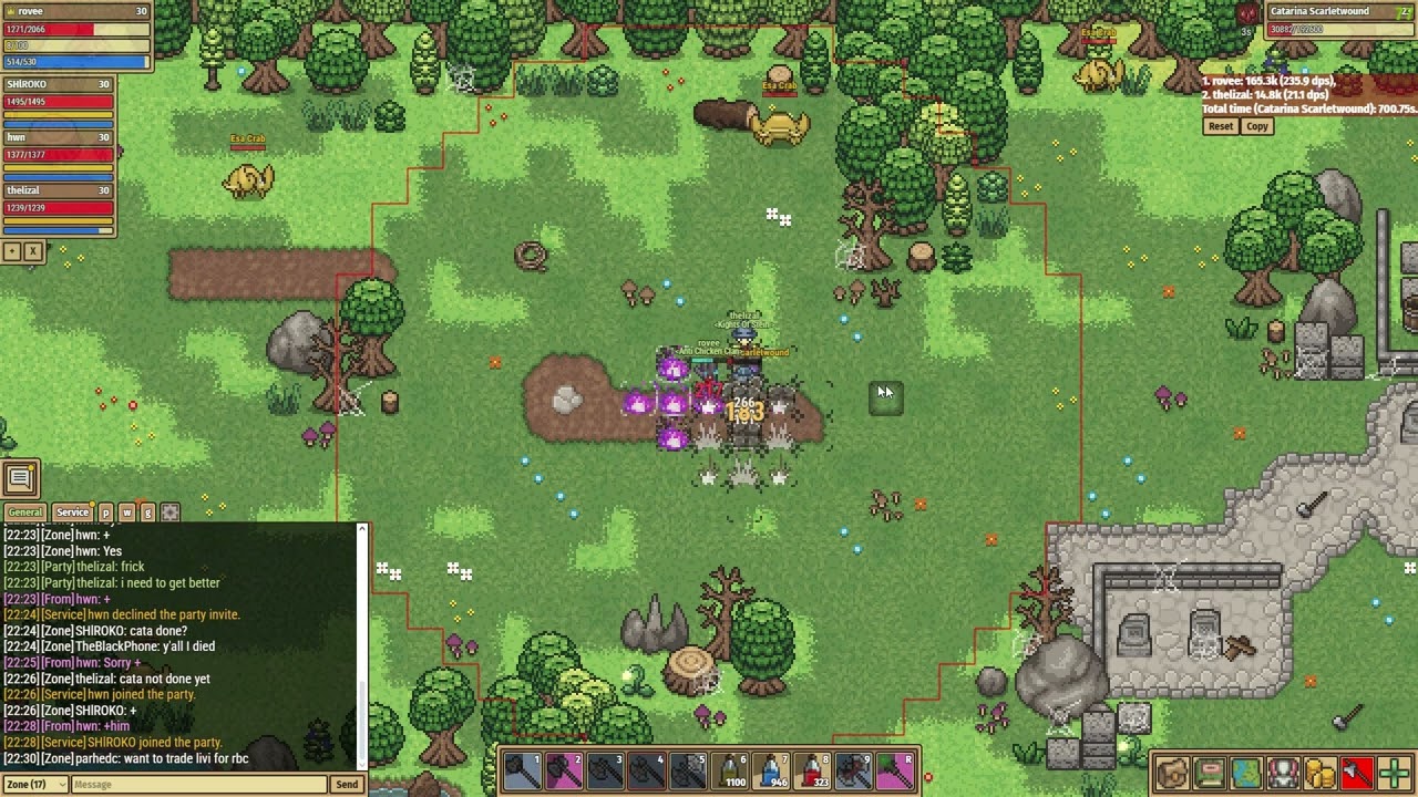 Grinding some dailis in Stein World...