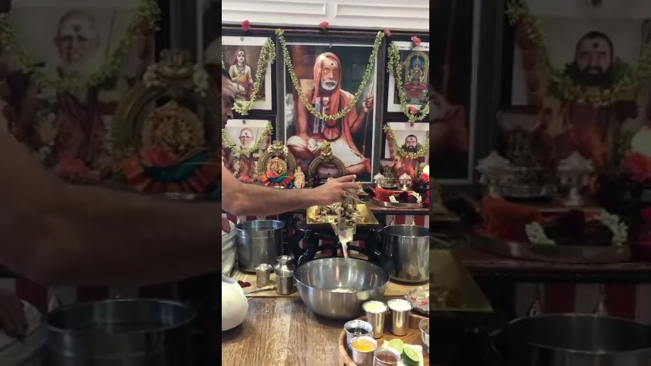 Anusham Pooja in Houston - Rudraabhishekam