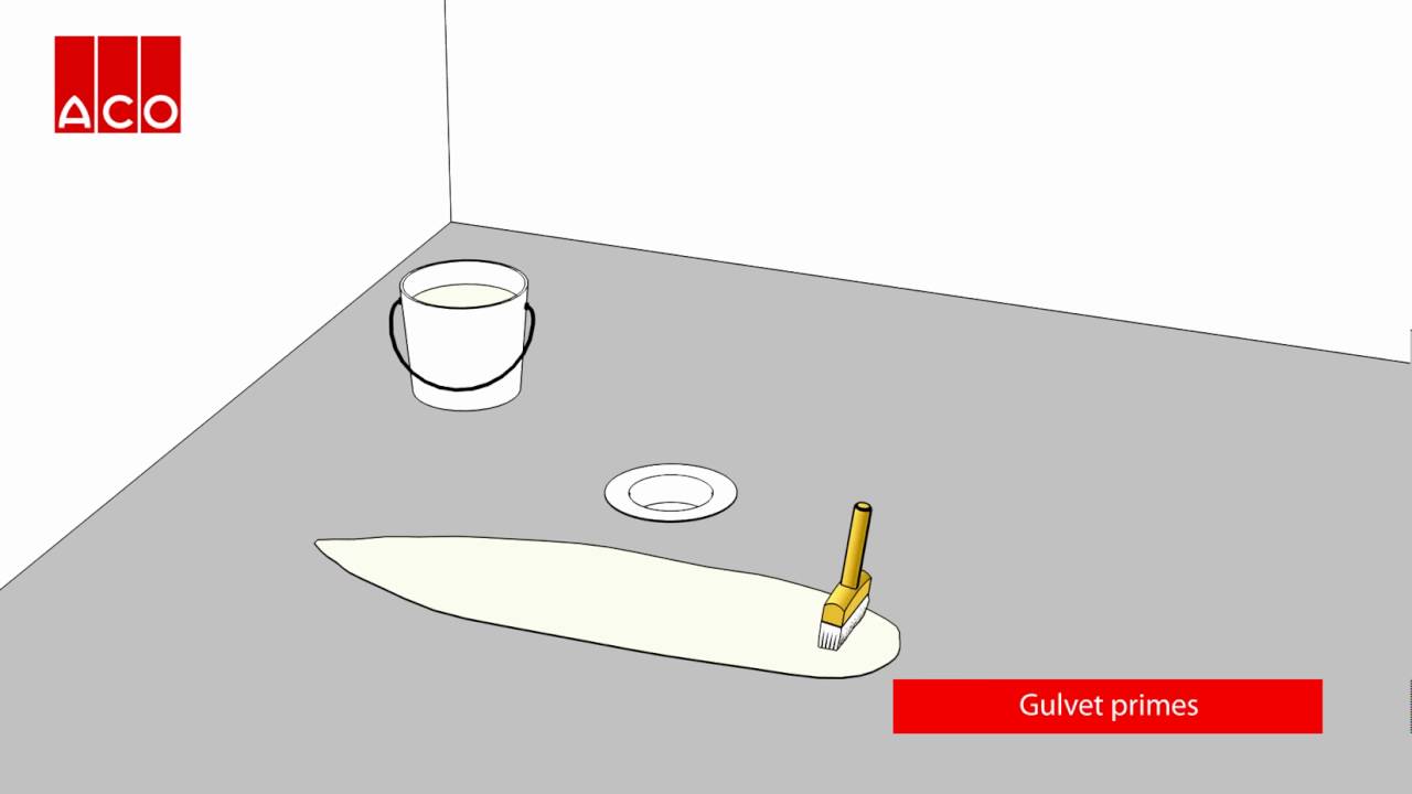 S&aring;dan installerer du ACO ShowerDrain