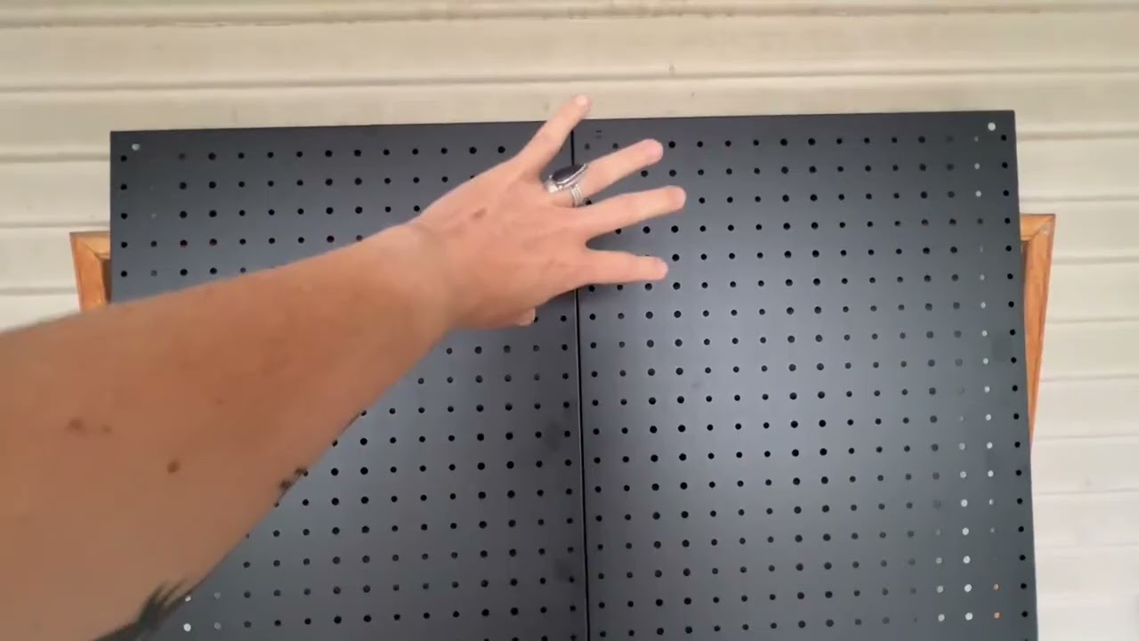 ENJOYWOOD Pegboard, 2 PCS 24in by 16in Metal Peg Review