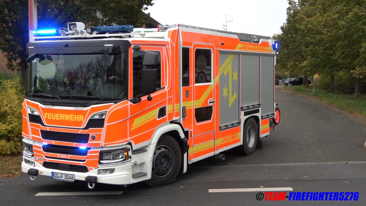 [Scania - Lentner vs. Atego - Ziegler] HLF16/12 vs. HLF20 Feuerwehr Rüsselsheim hauptamtliche Kräfte