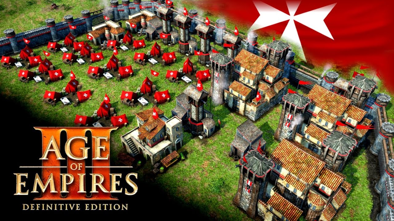 FORTALEZA MALTESA vs OTOMANOS y FRANCESES en Age of Empires 3 FFA