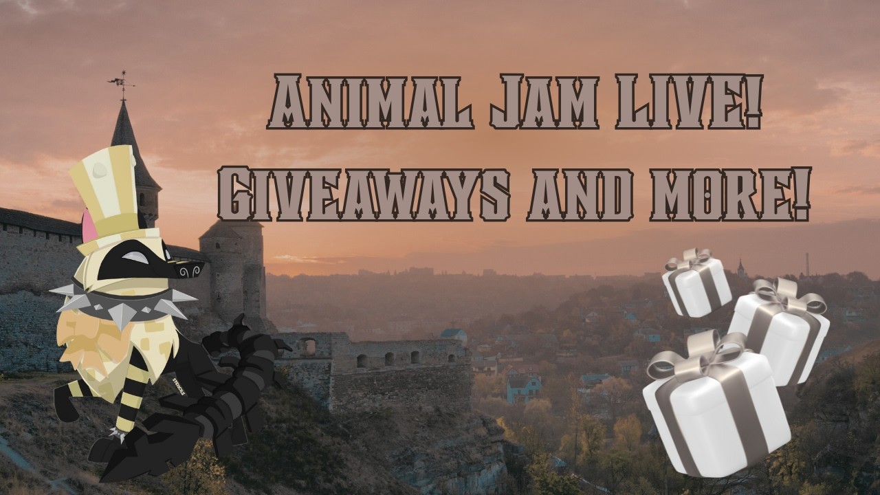 ANIMAL JAM LIVESTREAM! EVENTS, GIVEAWAYS, AND MORE! ROAD TO 3K!