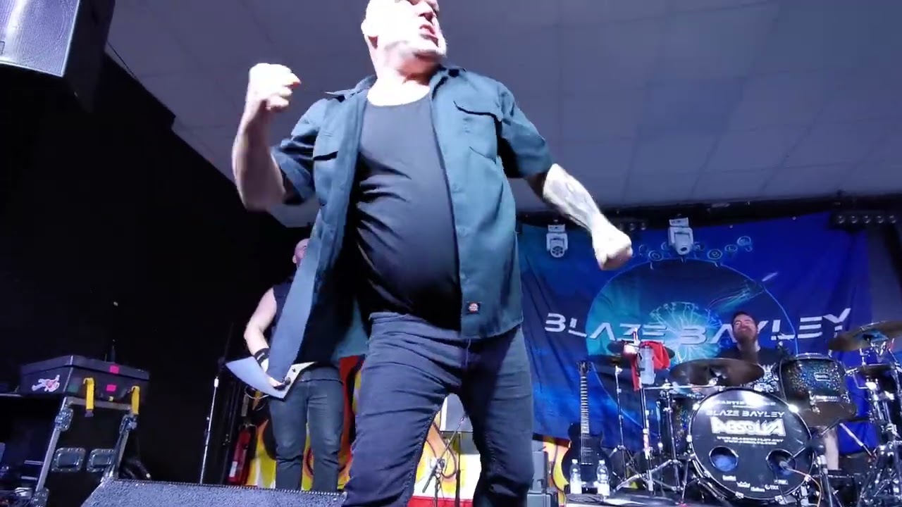 Blaze Bayley - Performing Man On The Edge.  Friday 3rd March 2023