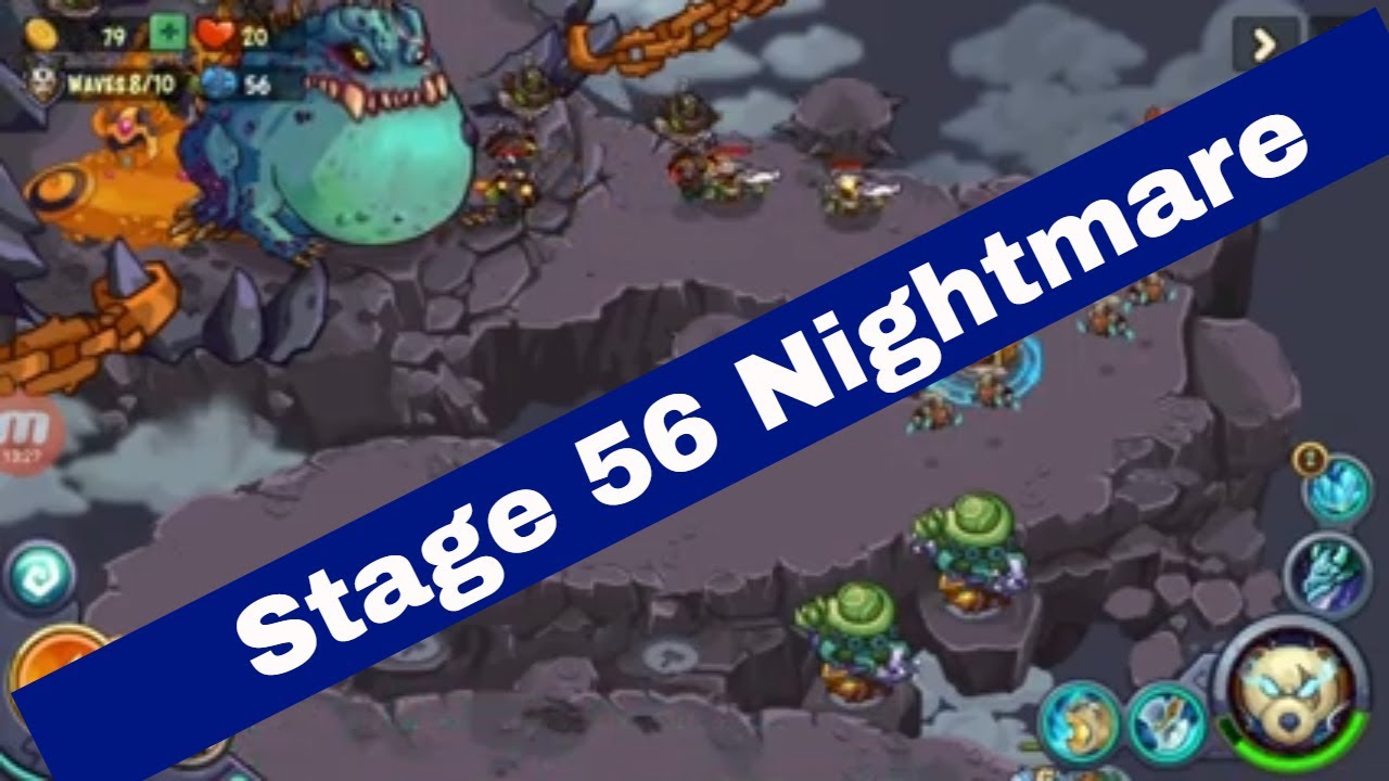 World 2 Stage 56 Nightmare King of Defense TD | Level 56 King of Defense TD Nightmare | 3 stars
