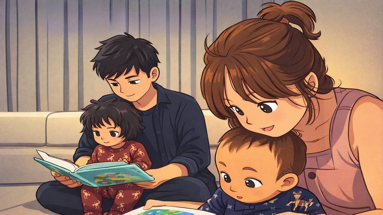 กิจกรรมก่อนเข้านอนของน้องลิกก้าและน้องโรร่า