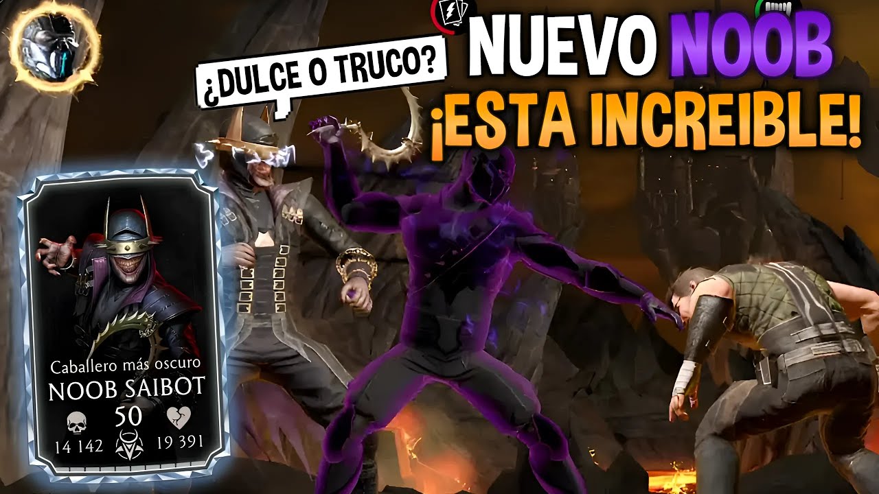 НОВЫЙ ТЕМНЫЙ РЫЦАРЬ НУБ САЙБОТ СЛИШКОМ ХОРОШИЙ! Обзор и геймплей B Mortal Kombat Mobile