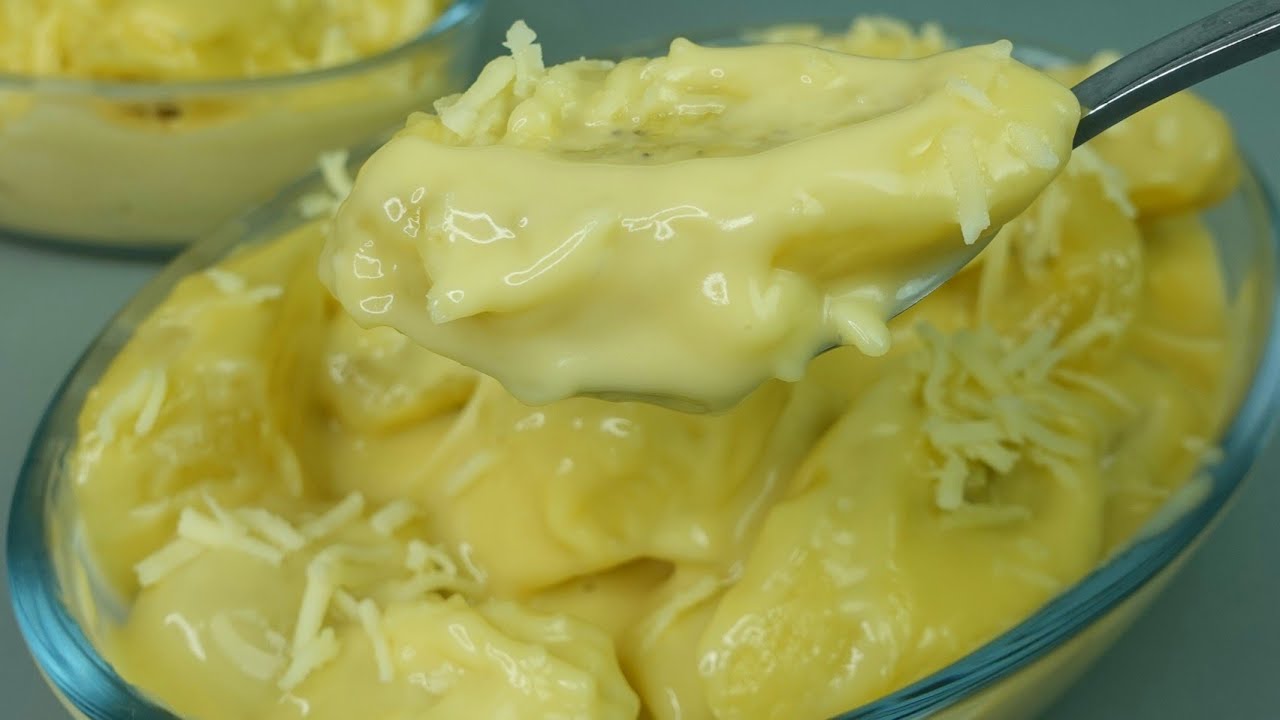 Why I didn't know this Recipe before? Creamy and Super easy Dessert made with Bananas