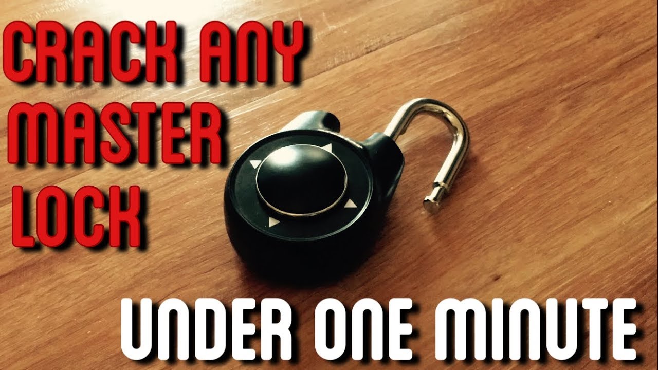 How To Crack ANY Master Lock Combination | Under One Minute