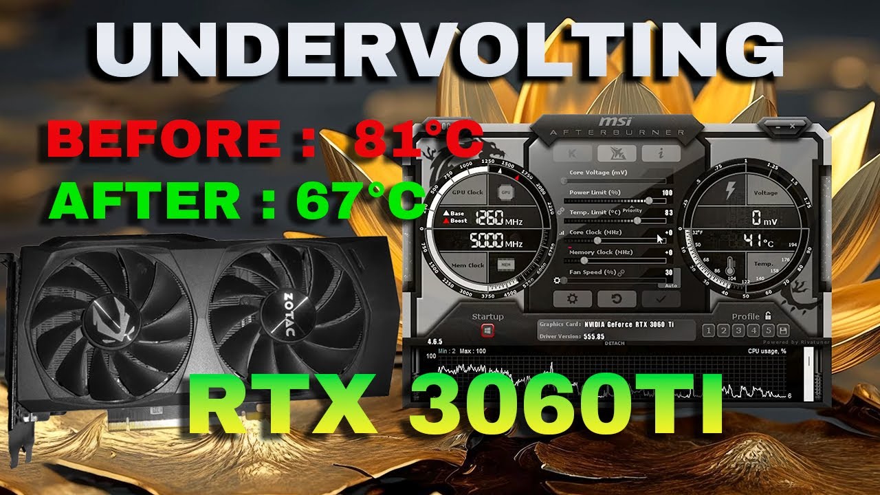 How to Undervolt the RTX 3060Ti GPU