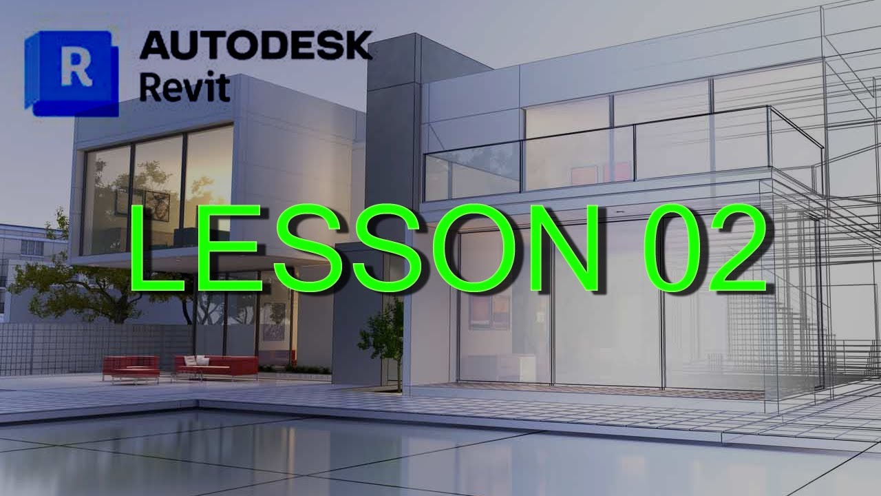 Autodesk Revit Architecture Tutorial - Lesson 02 - Basic Important settings and Tools