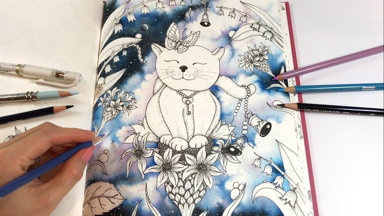 NIGHT SKY DRAWING | Freedom - Part 1 | Magical Delights Coloring Book