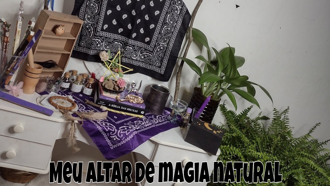 Meu altar de Magia Natural | Bruveeg