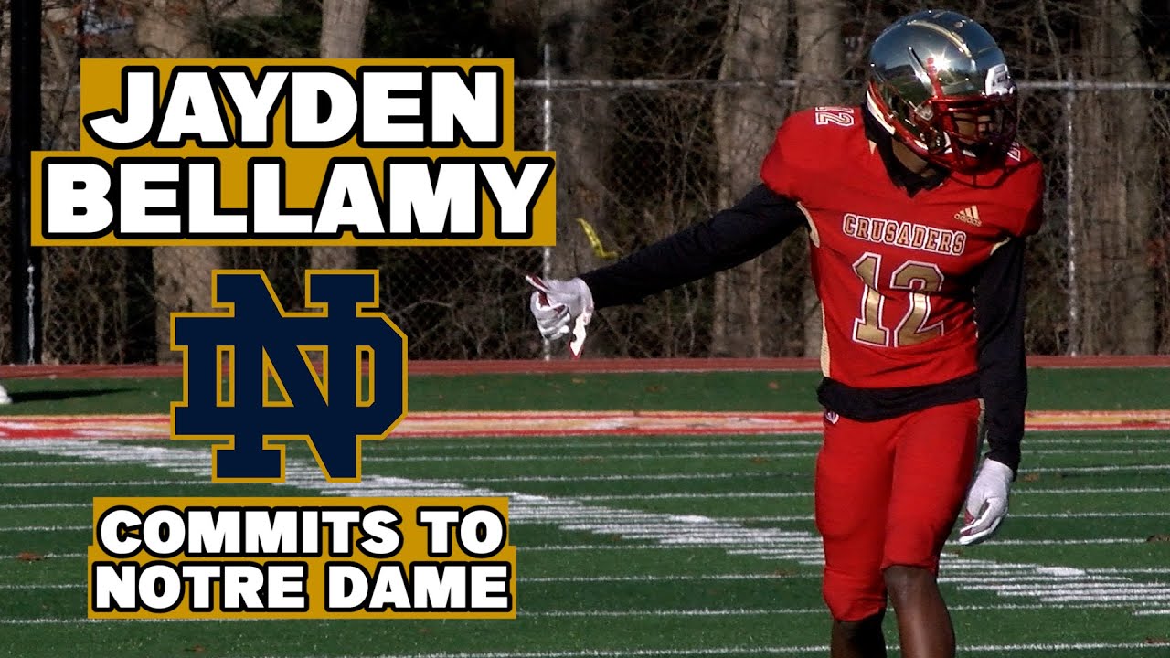 Jayden Bellamy Commits to Notre Dame! | Bergen Catholic (NJ) | Junior Season Highlight Reel!