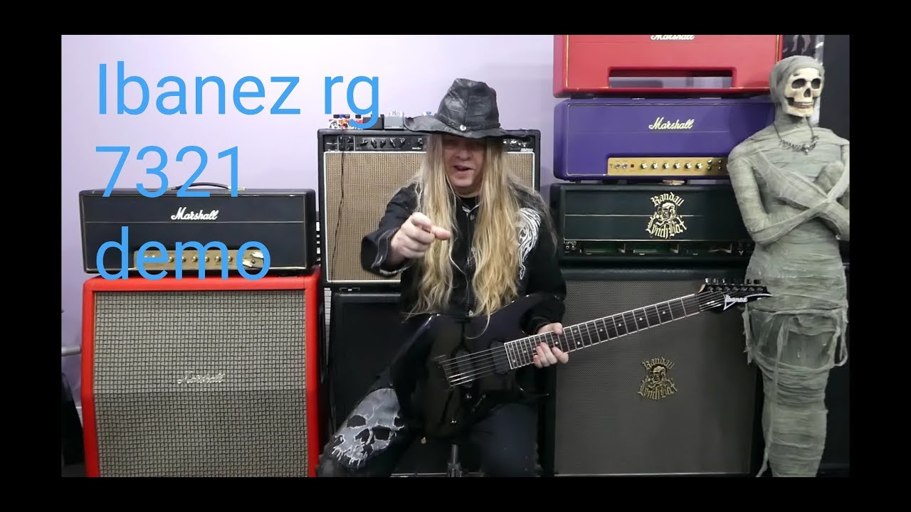 Ibanez rg 7321 demo  7string