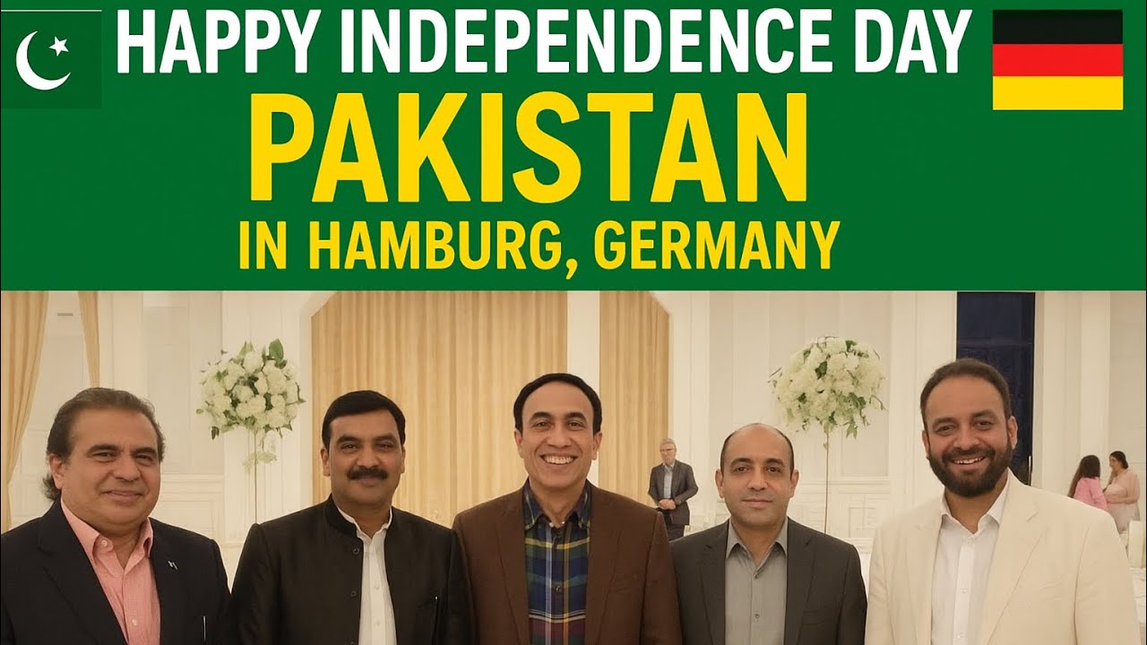 Celebrating Pakistan’s Independence Day in Hamburg 🇩🇪🇵🇰