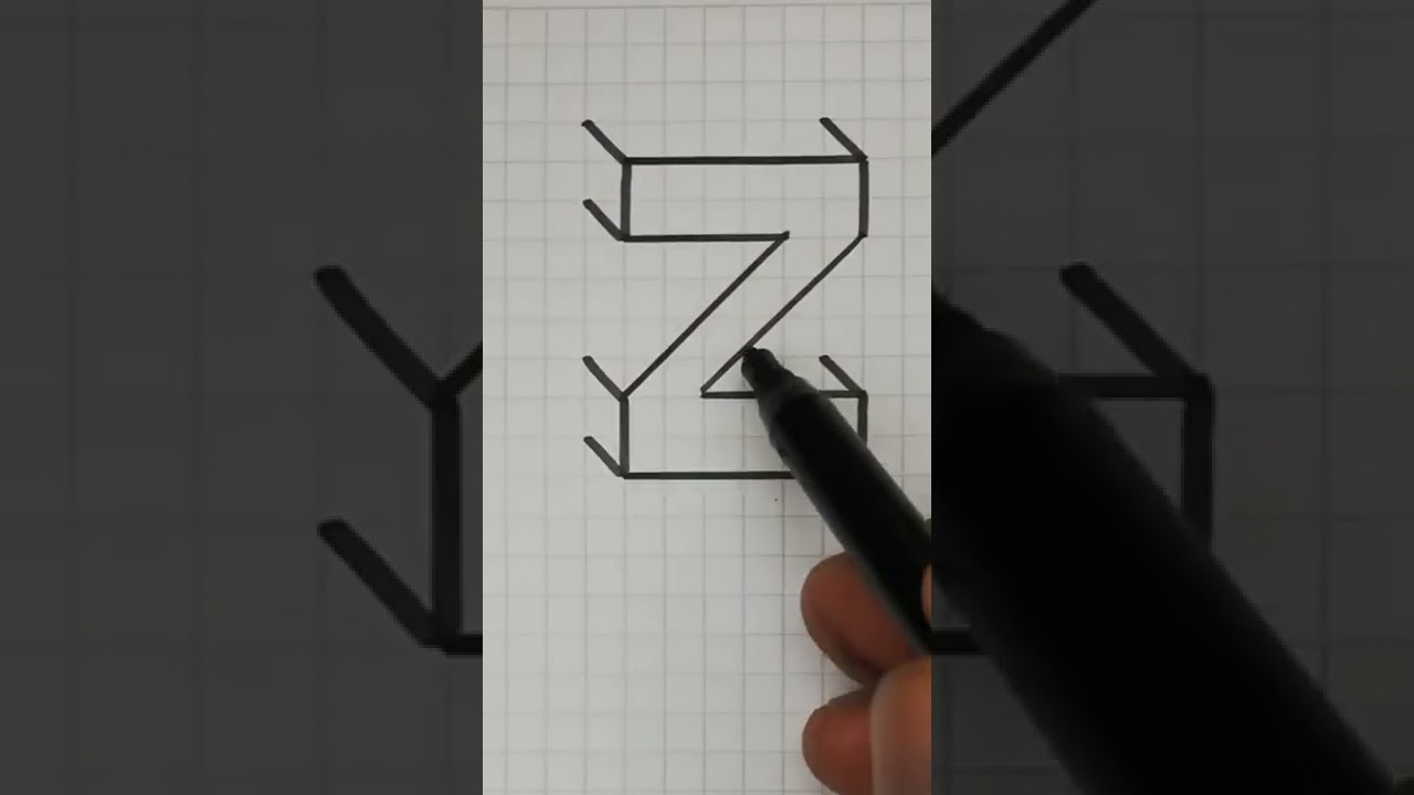 MixArts | Dibujo - Z en 3D
