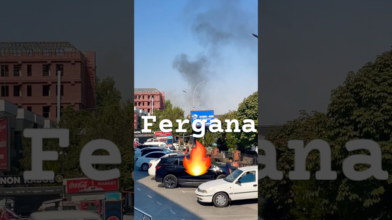 Farg&rsquo;ona yong&rsquo;in  hammani &lsquo;ozi asrasin #fergana #blogger #travel #fire #fargona #uzbekistan