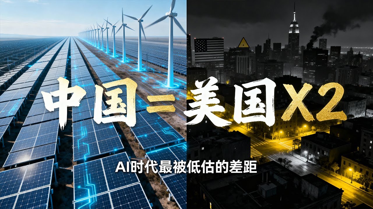 中國發電量=美國2倍！AI時代最被低估的中美差距，未來到底有多誇張？