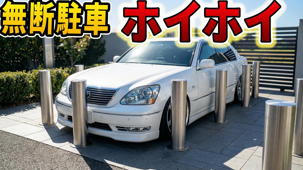 【2chスカッと】無断駐車ホイホイ発動ｗ 地面から生える鉄柱で車を完全包囲して海外旅行に行った結果ｗ