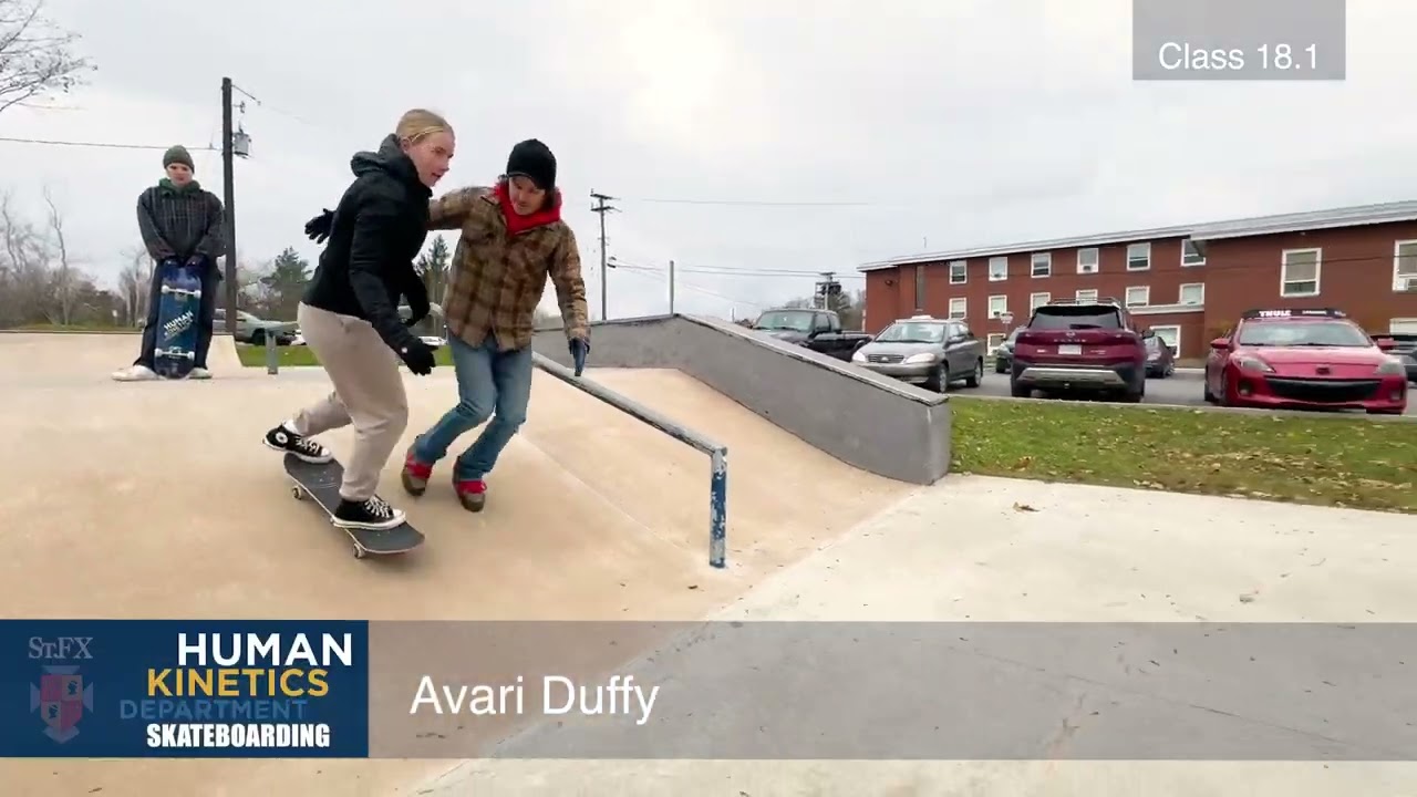 StFX University Human Kinetics Skateboarding 2023 - Class 18.1