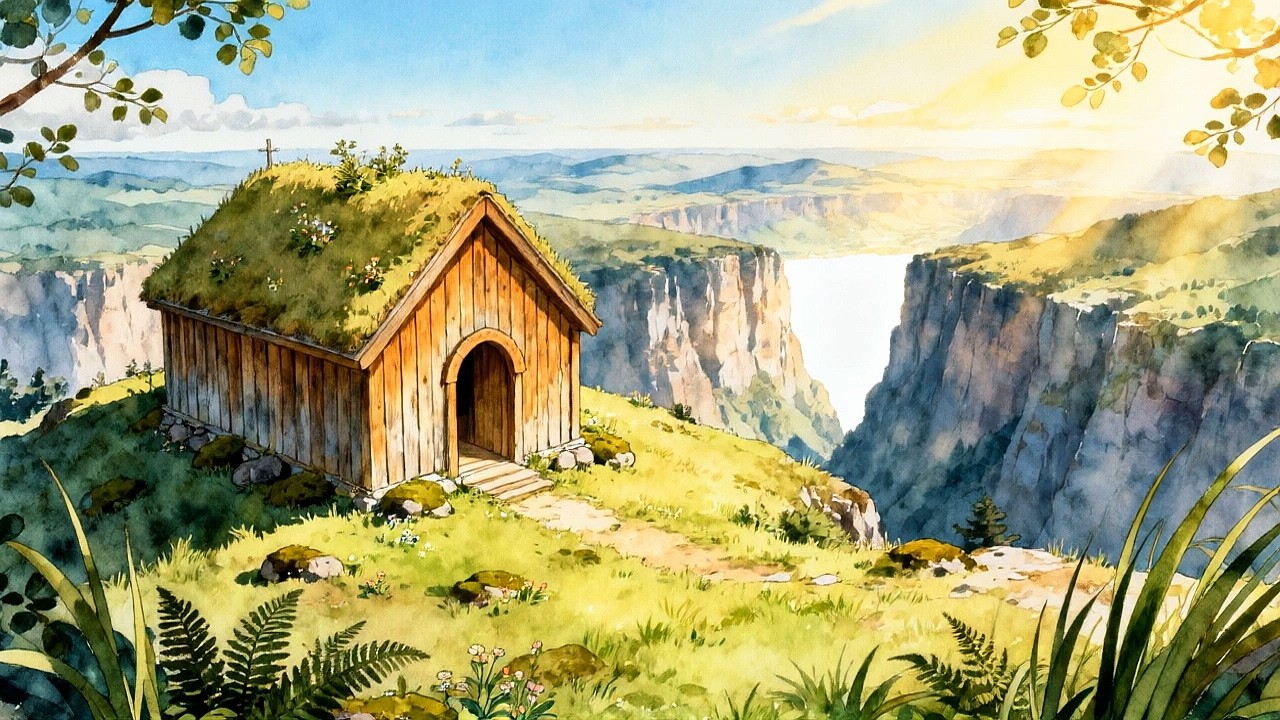 Canyon-View Chapel Meditation 🌿 Sacred Ambient for Inner Wisdom & Peace