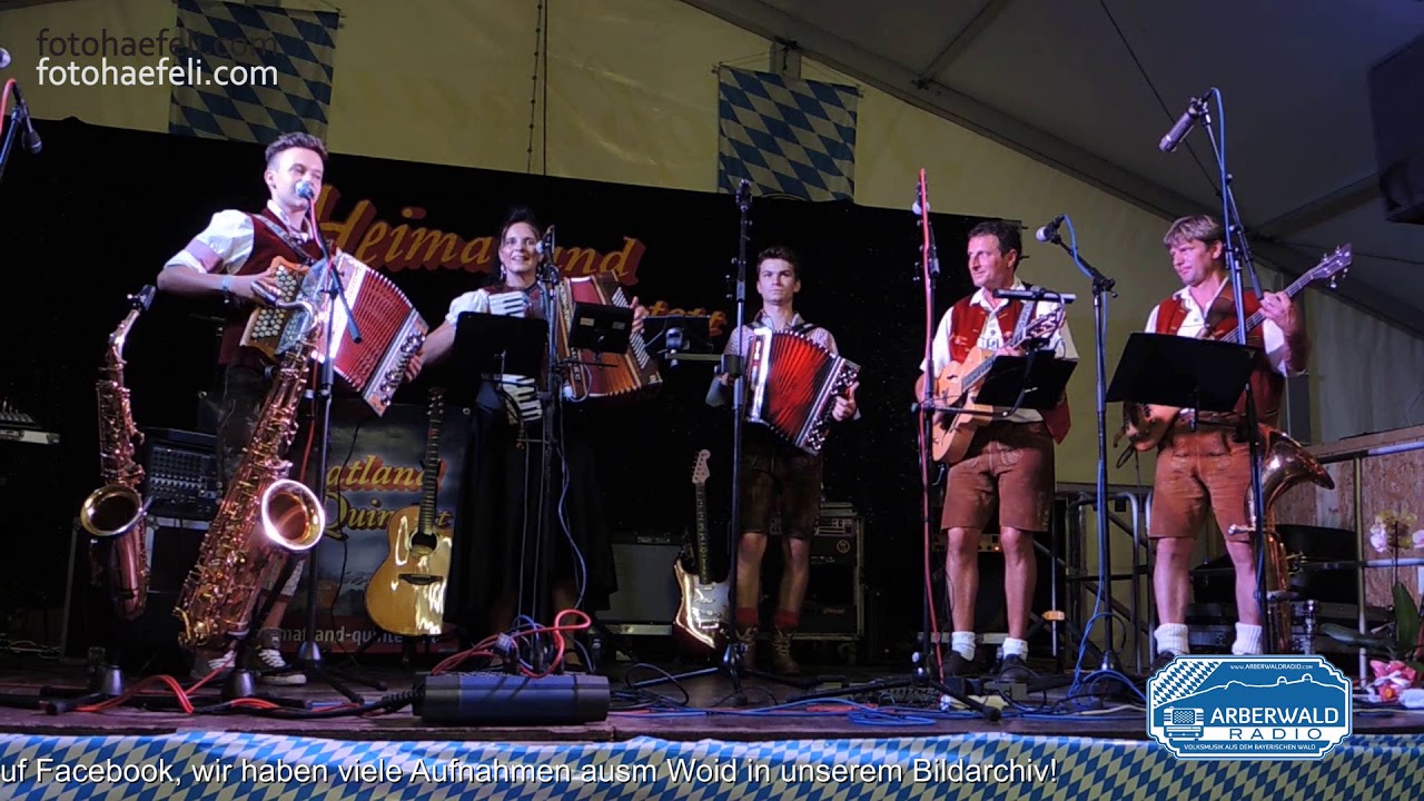 Heimatland Quintett mit Andreas Hastreiter und dem Hittn-Bene
