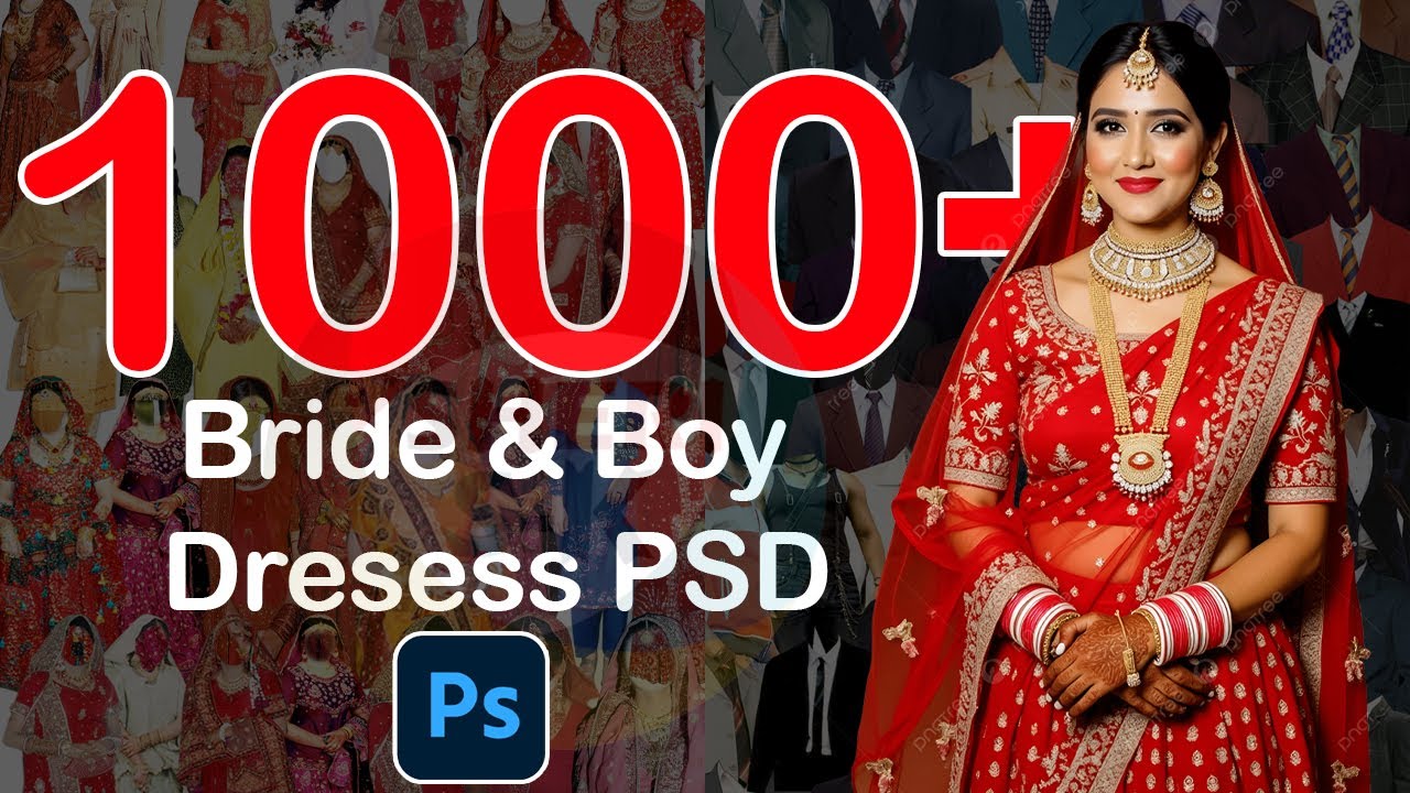 1000+ Bridal Dress And Boy Pant Coat Download In PSD Files |Sheri Sk| PSD Files Download