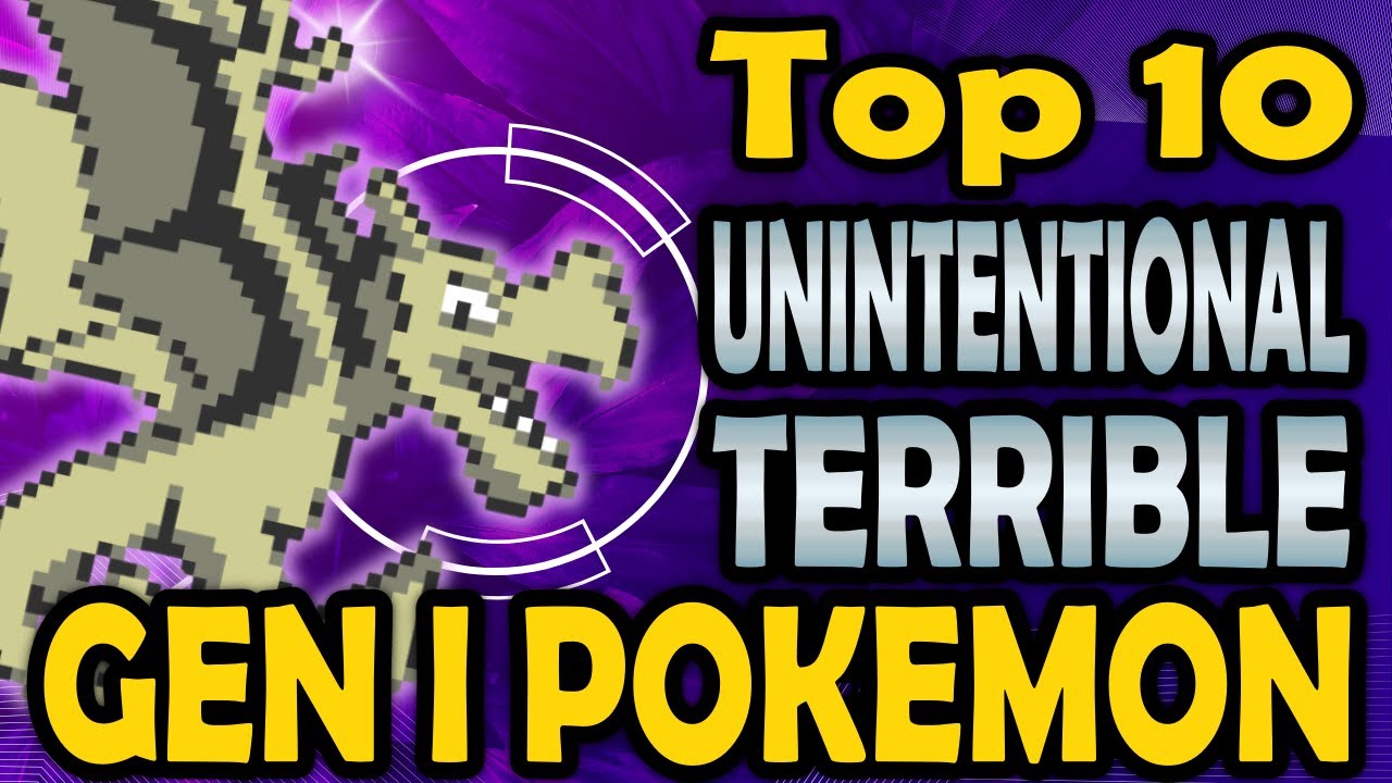 Top 10 Unintentionally Terrible Gen 1 Pokémon