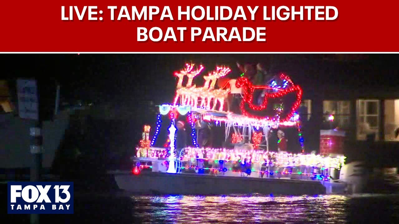 Live: Tampa’s Holiday Lighted Boat Parade