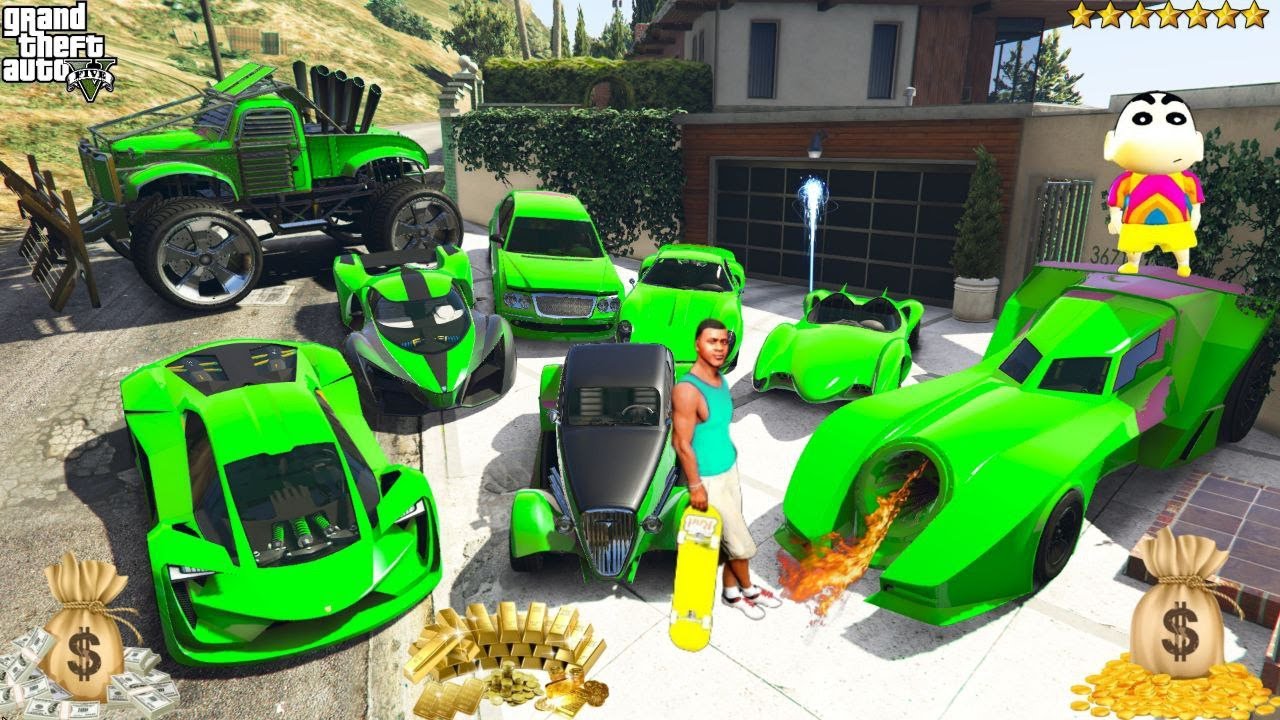 FRANKLIN TOUCH ANYTHING BECOME GOLD || EVERYTHING IS FREE IN GTA 5