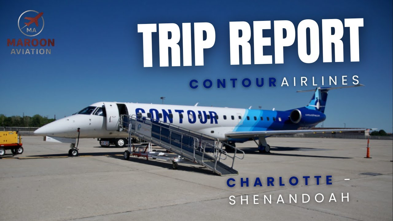 [HD] Is CONTOUR Airlines any Good? - FLIGHT REVIEW - CLT - SHD