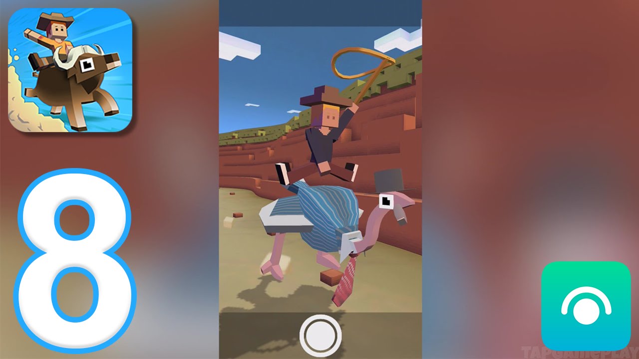 Rodeo Stampede - Gameplay Walkthrough Part 8 - Savannah (iOS, Android)