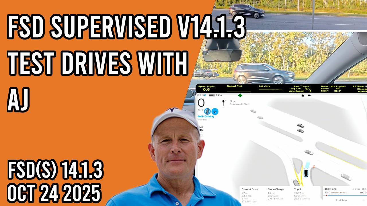 FSD Supervised v14.1.3 &mdash; Тестирование с AJ