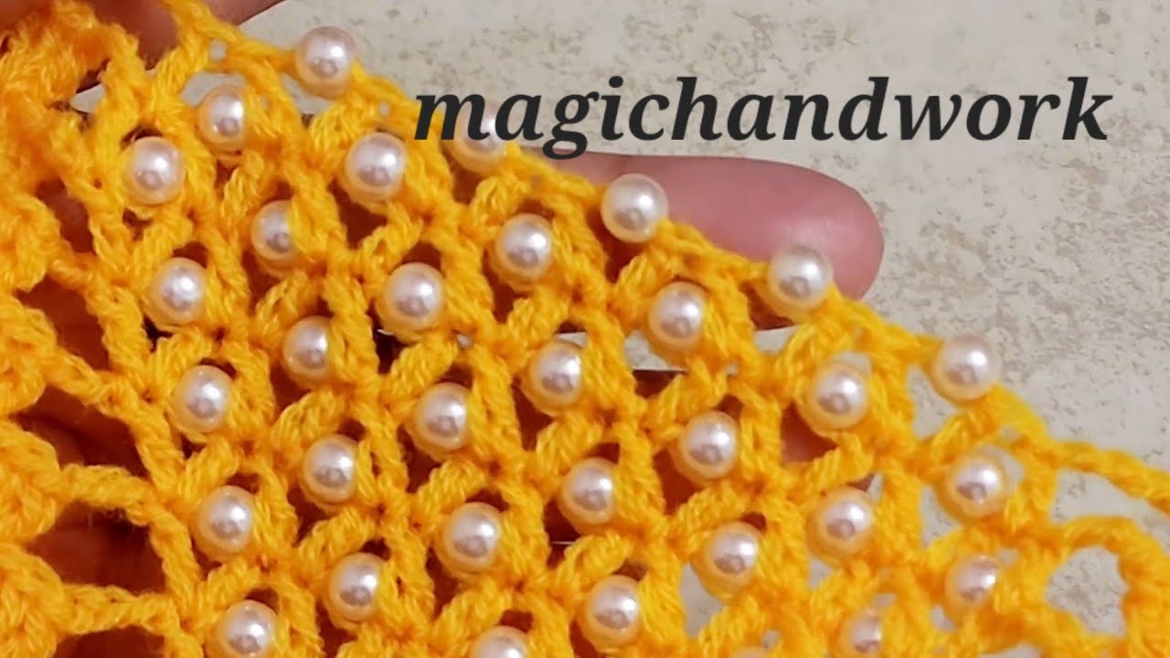 ❤️ मोती वाला पूजा थालीकवर, थालपोश बनाना सीखें, लोकारीचा रूमाल, Beaded Tablecloth, Crochet Moti Rumal