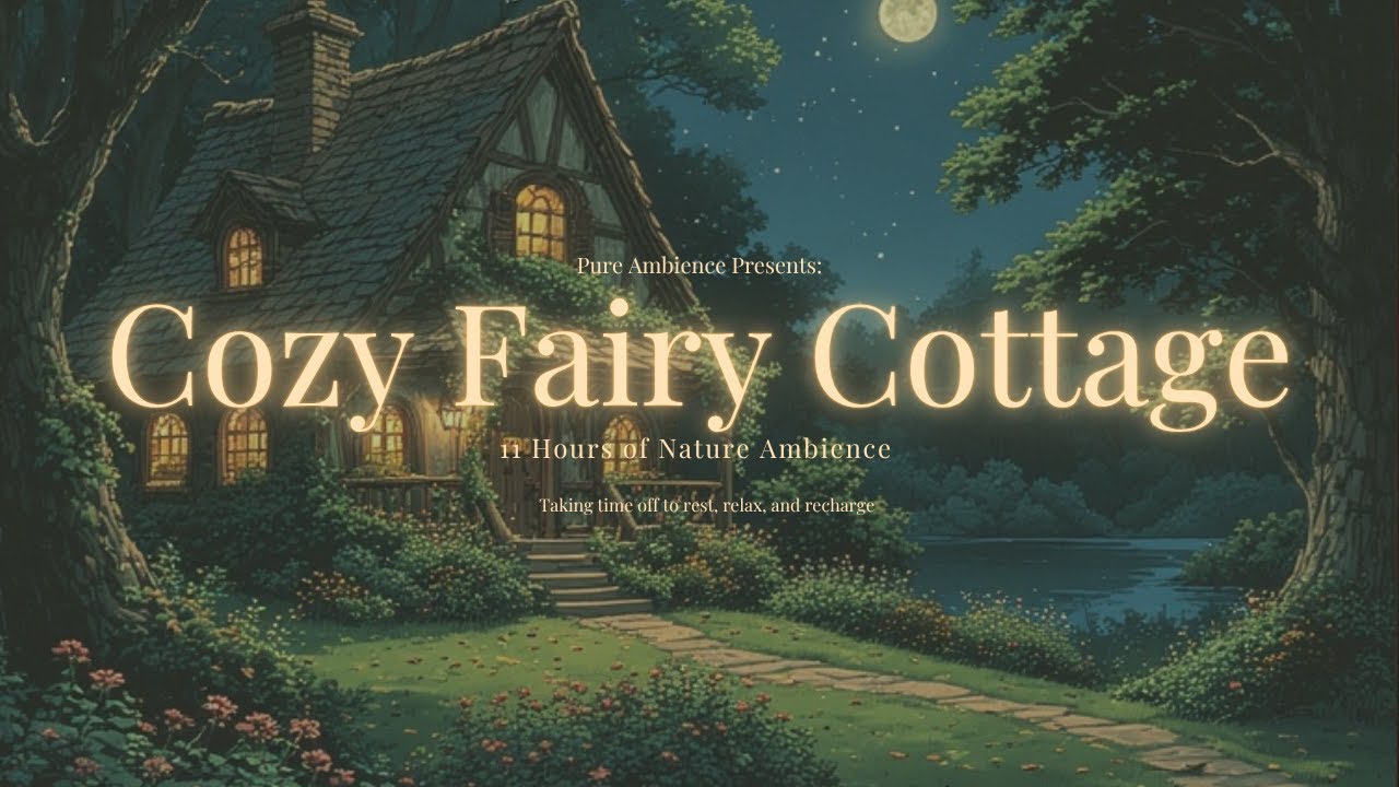 Cozy Fairy Cottage by the Lake: Enchanted Evening Ambience