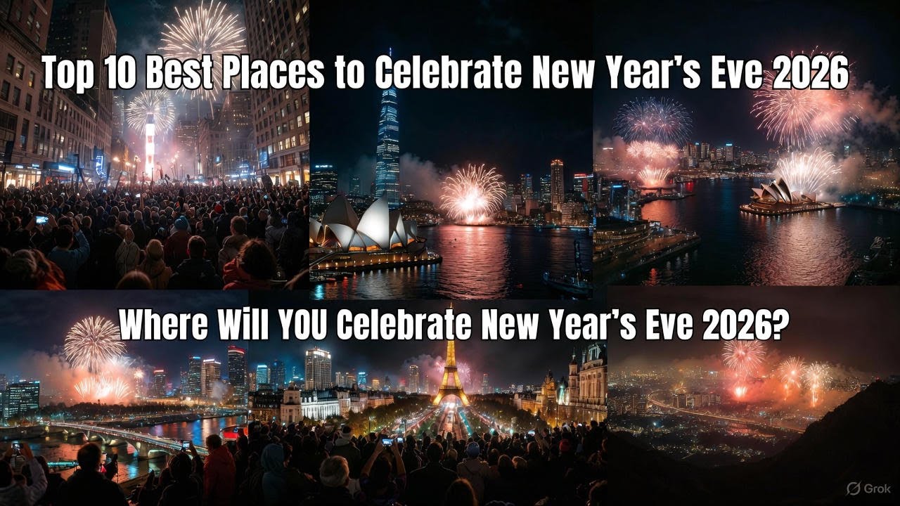 Top 10 INSANE Places to Celebrate New Year's Eve 2026 🎆