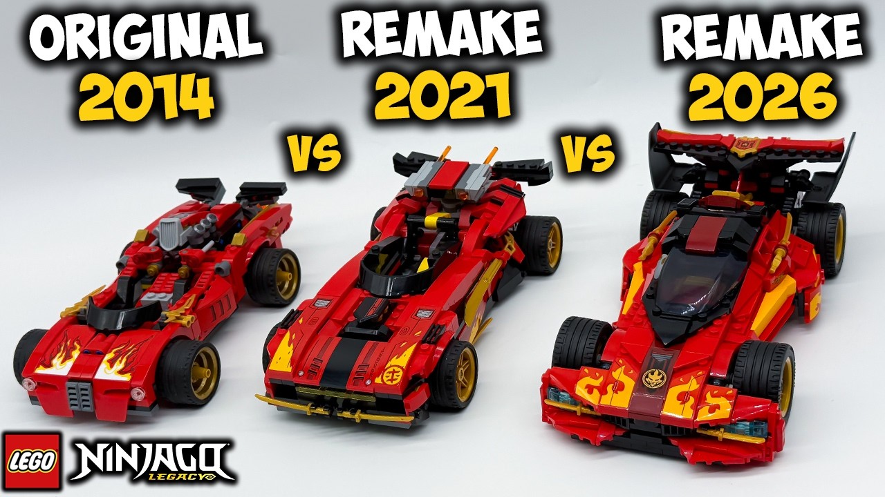Which Ninjago X-1 Ninja Charger is BEST? | Legacy vs. Original Comparison! (2014 vs 2021 vs 2026)