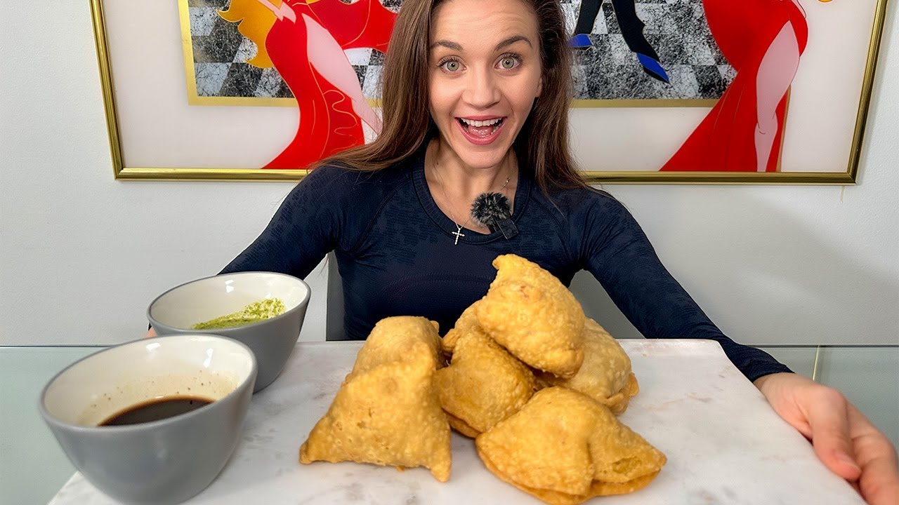 INDIAN STREET FOOD!! | I FINALLY MADE SAMOSAS for the FIRST TIME!