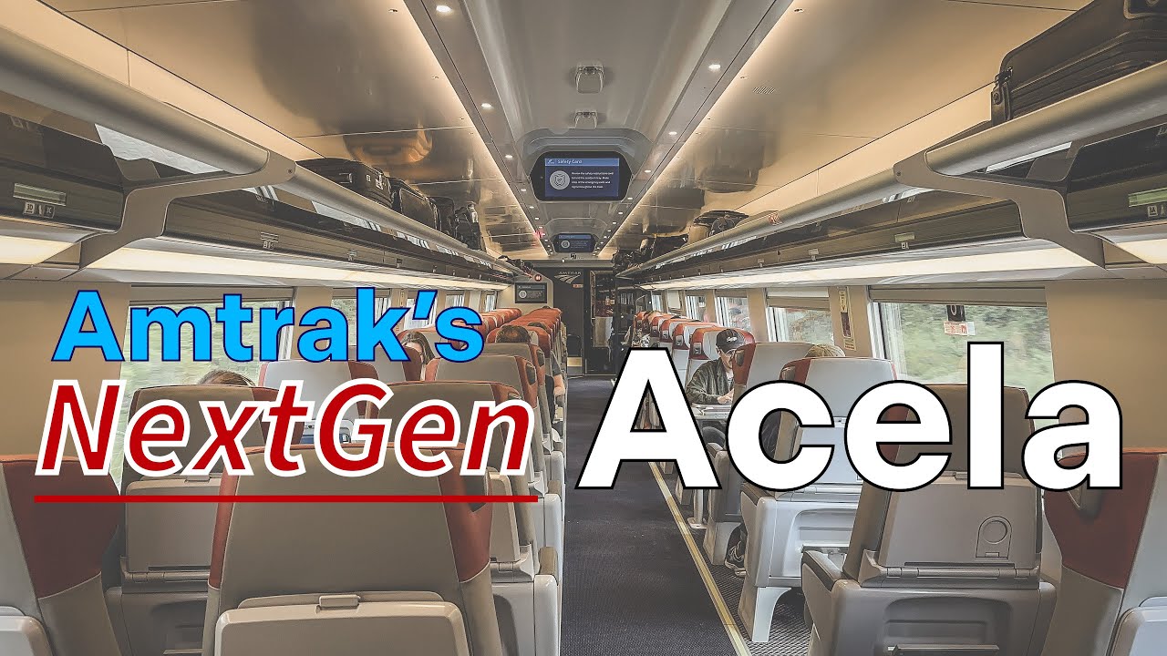 Amtrak NextGen Acela First Class and Business Class